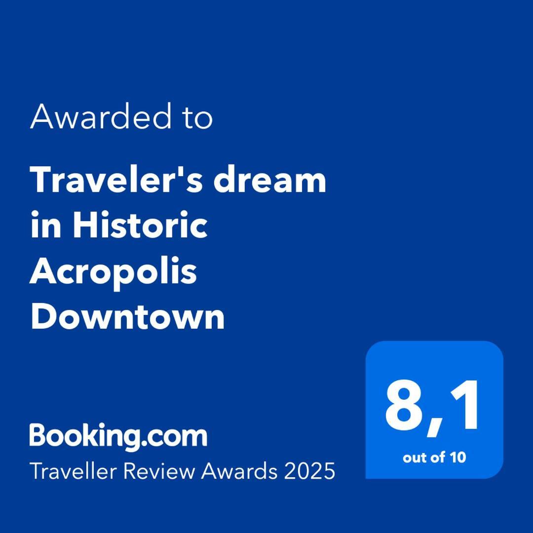 Traveler'S Dream In Historic Acropolis Downtown Atenas Exterior foto